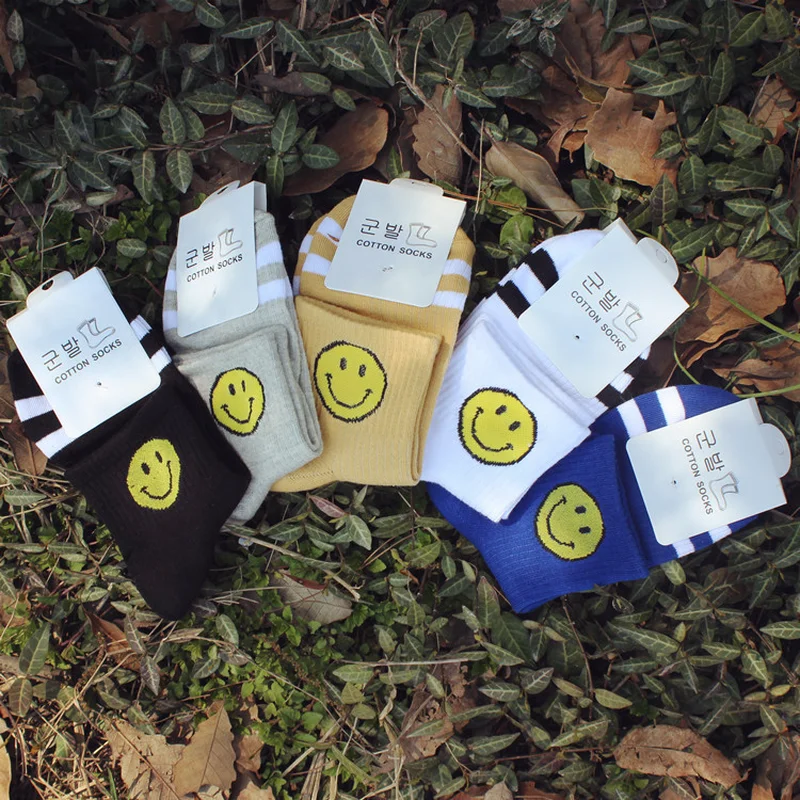 Calcetines tobilleros de algod&oacute;n con estampado de dibujos animados para mujer, calcet&iacute;n Unisex, Harajuku, japon&eacute;s-1