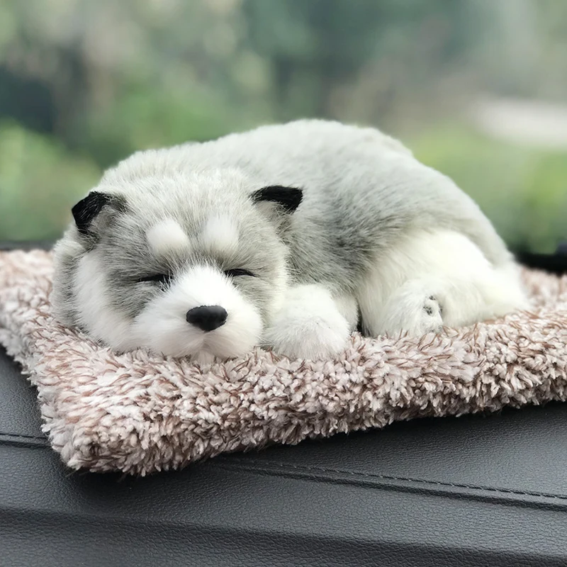 

Car accessories ornaments activated carbon simulation dog bamboo charcoal bag decorations creative deodorant car supplies