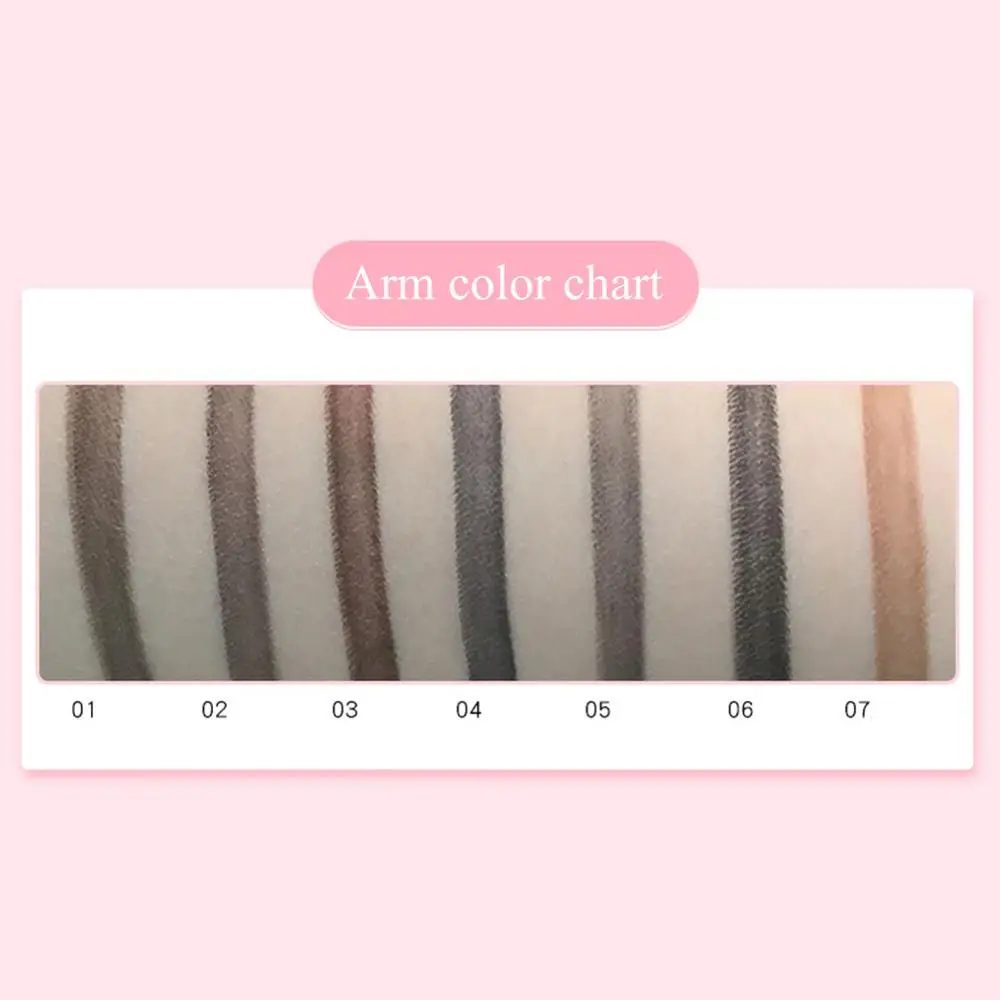 Карандаш для бровей с двойным концом 7 цветов водостойкая долговечная без