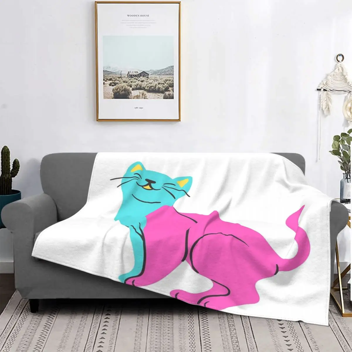 

Manta de gato con mariposa, para cama colcha, cubierta a cuadros, manta para bebé, Sudadera con capucha, toalla de playa de lujo