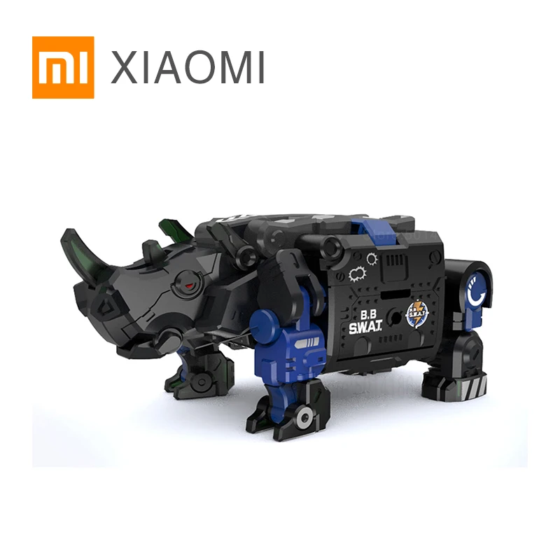 XIAOMI MIJIA 52 игрушки серии зверь план синяя Броня специальная полицейская модель
