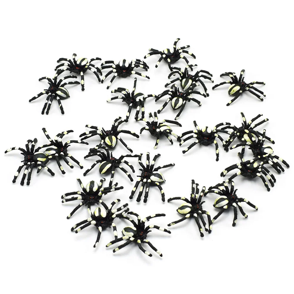 

12Pcs Fake Spider Scary Spooky Party Supplies Decoration Haunted House Prop (Random Color)