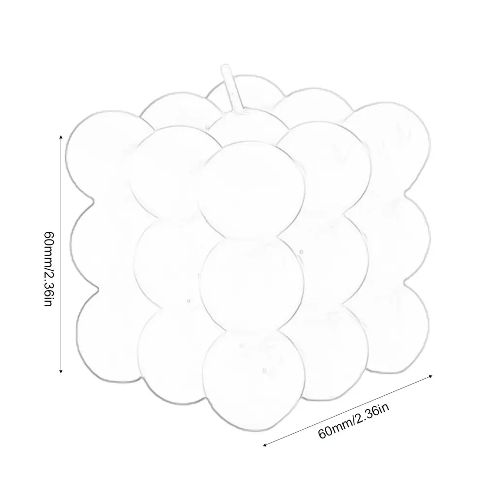 

Creative Bubble Cube Candle Soy Wax Home Decor Candle Scented Candle Sculptural Handmade Cube Scented Candle