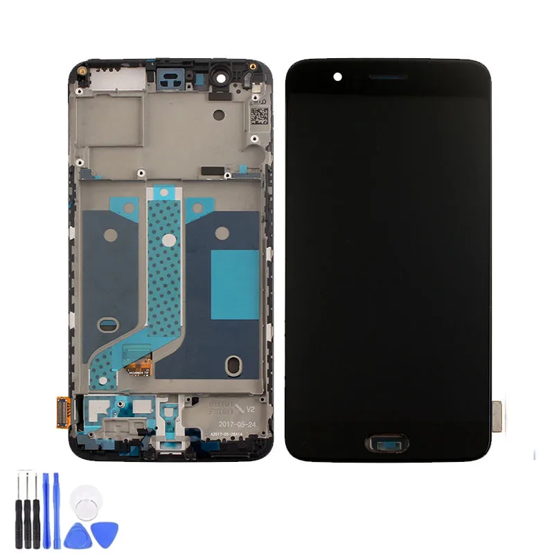 5 &quotOLED Оригинальный ЖК дисплей для Oneplus сенсорный экран с рамкой Замена OnePlus A5000 One