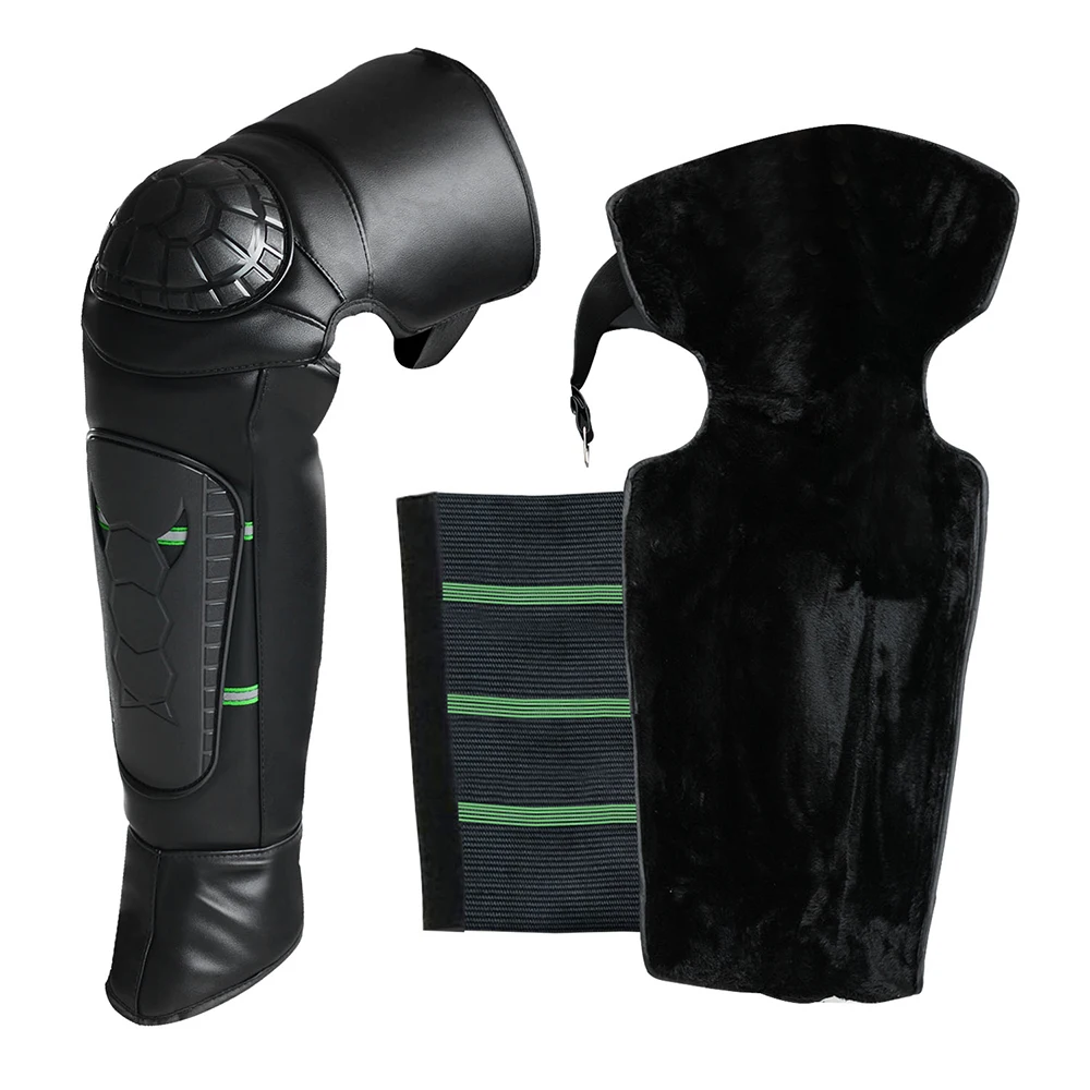 Искусственная кожа ткань 40 см зимние ветрозащитные мотоциклетные наколенники