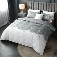 simple luxury queen king size bedding sets floral printed flower bed linen duvet cover set quilt cover bedclothes