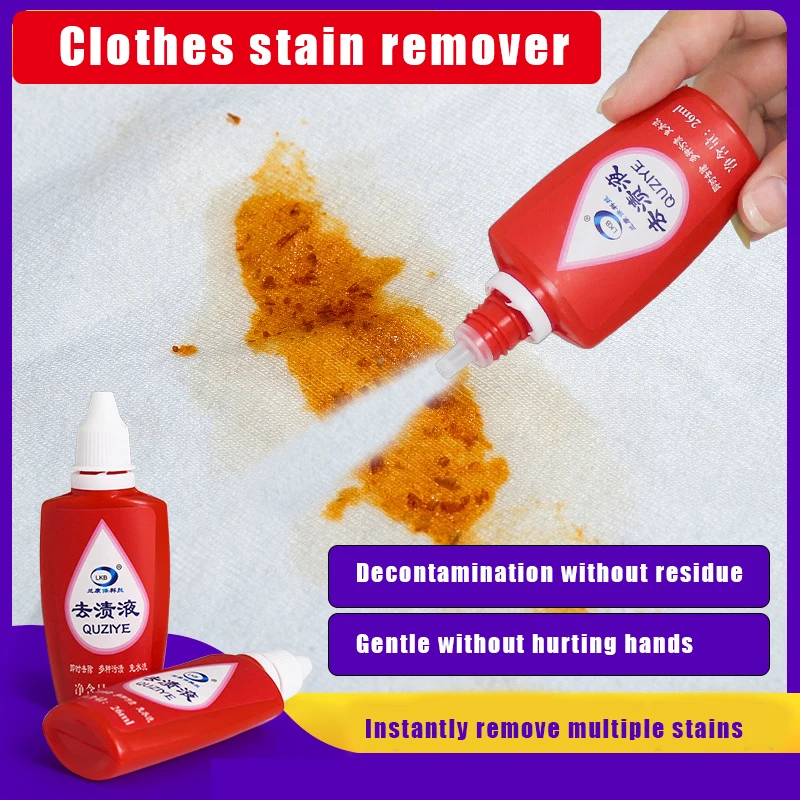 

Portable Decontamination Pen Dust Cleaner Oil Stain Cleaning Remover Brush Rub Wipe Fabric Cloth Stain Remover Pen 26ML SP99