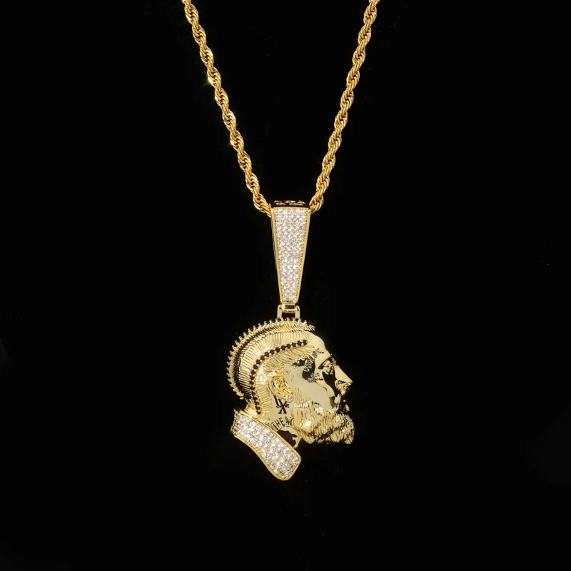 TOPGRILLZ R.I.P Nipsey Hussle ожерелье и кулон с теннисная цепочка со Льдом Bling кубический циркон блестящие мужские украшения в стиле хип-хоп