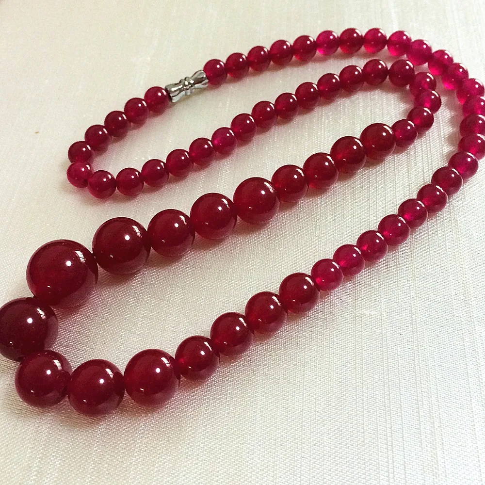 Модные круглые бусины 6 14 мм из натурального халцедона подвески бразильского