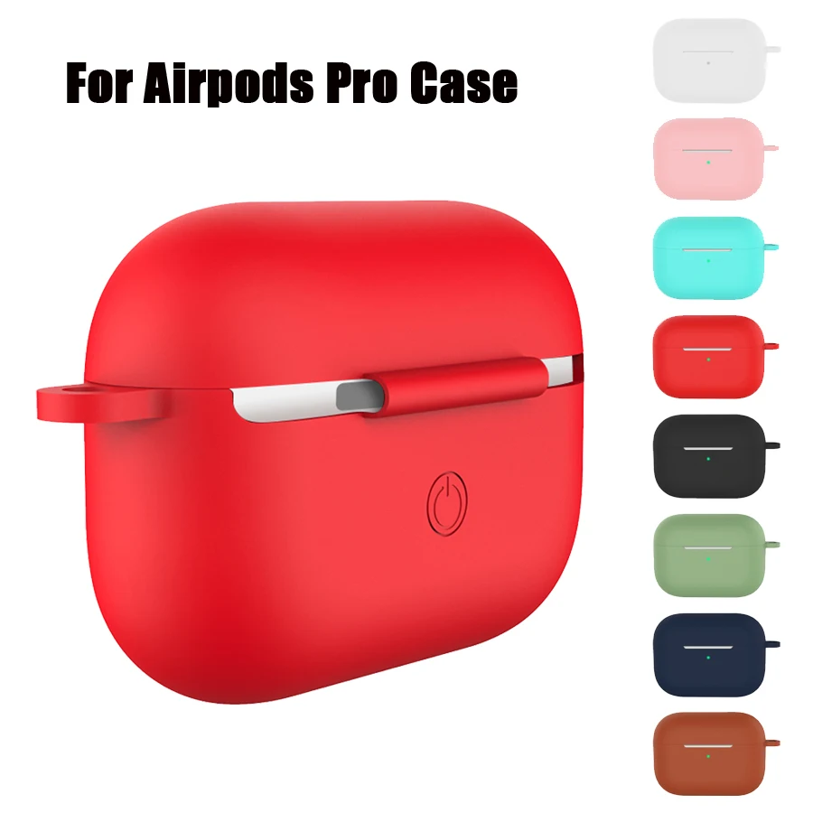 Силиконовый чехол для Apple Airpods Pro противоударный защитный беспроводной Bluetooth