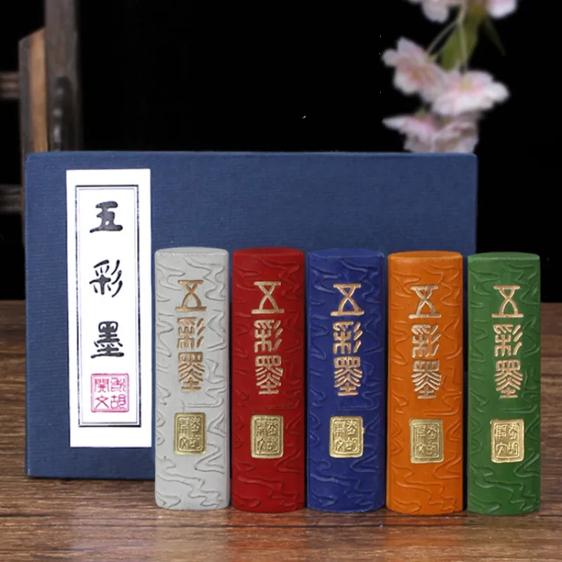 Hu Kai Wen Hui чернильная палочка Sumi E китайская цветная живопись каллиграфия чернила