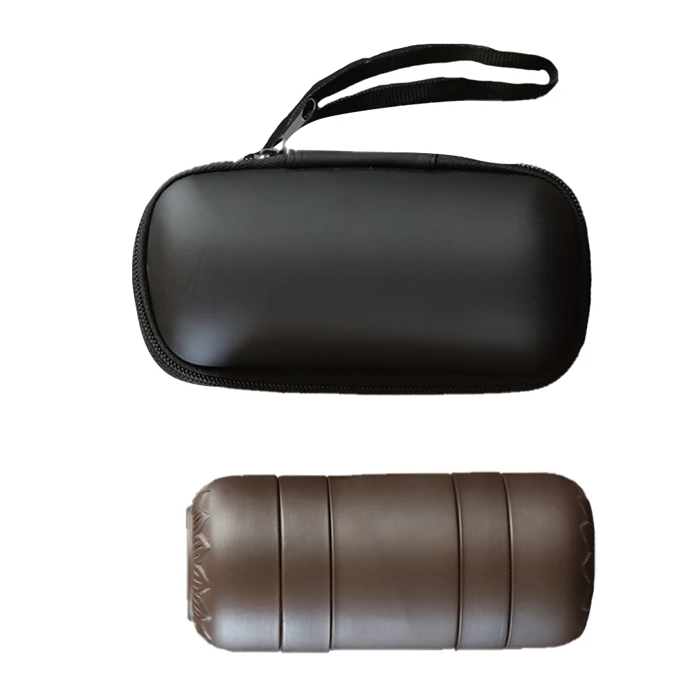 

Портативный дорожный чайный набор, многофункциональный чайник, один чайник, четыре чашки, керамическая чайная чашка для путешествий, кемпи...