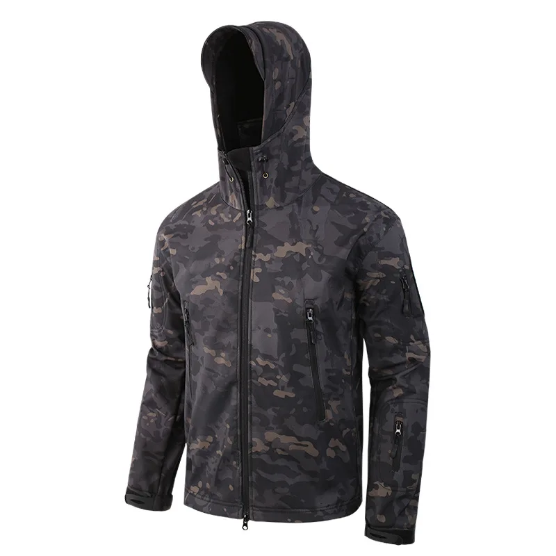 

New Clothing Autumn Men's Military Camouflage Fleece Jacket Army Tactical Clothing Multicam Male Camouflage Windbreakers