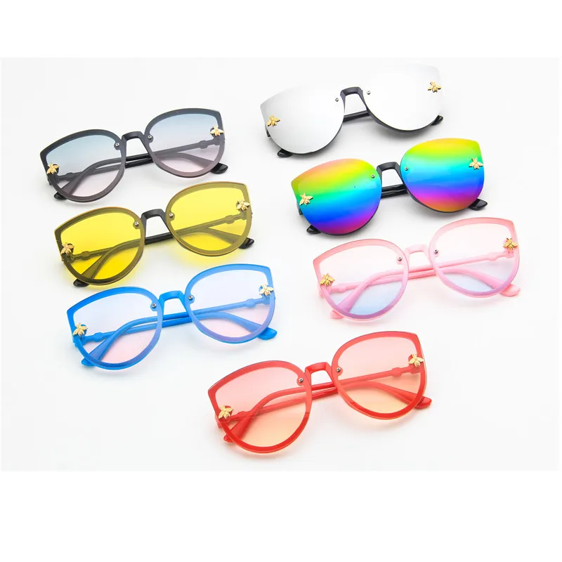 2021 Роскошные пчелка Мода для детей солнцезащитные очки мальчиков и девочек