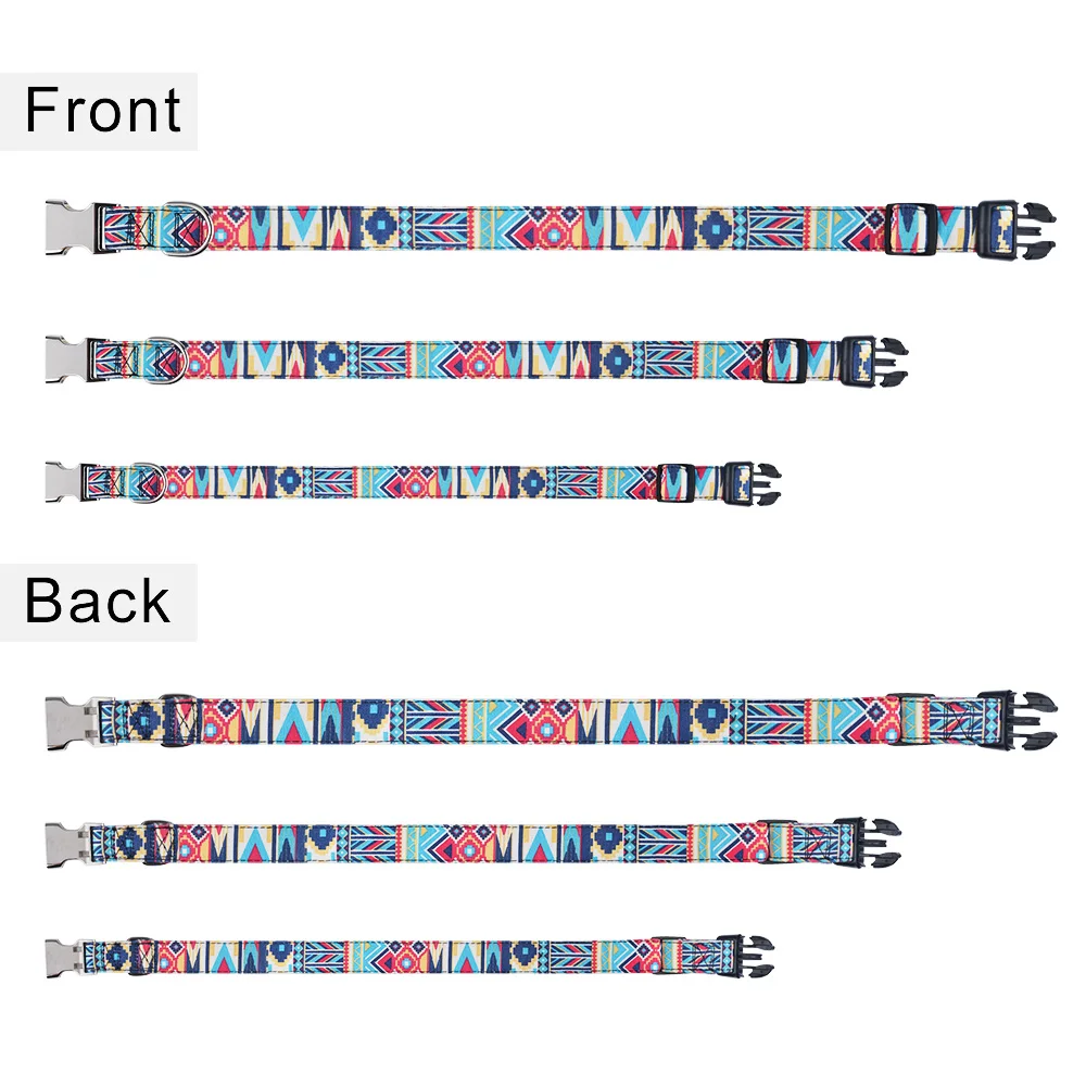 AiruiDog персонализированный ошейник для собаки прочный нейлоновый цветочный на