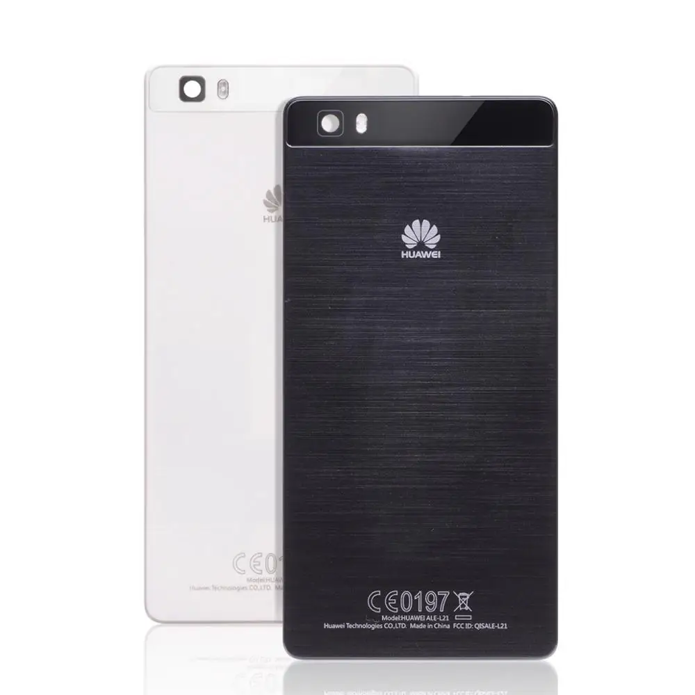 Задняя крышка батареи для huawei P8 Lite задняя крышка оригинальная замена черный белый