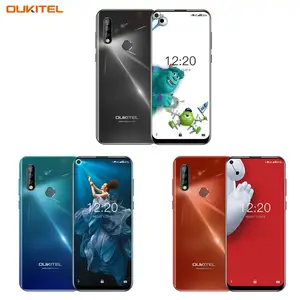OUKITEL C17 Pro Dual 4G Android 9,0 смартфон с распознаванием отпечатков пальцев лица 6,35 дюймов 4 Гб 64 Гб 19:9 мобильный телефон Восьмиядерный 3900 мАч