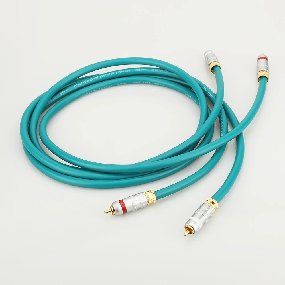 1 пара HiFi аудио удлинитель RCA штекер соединительный кабель HIFI | Электроника