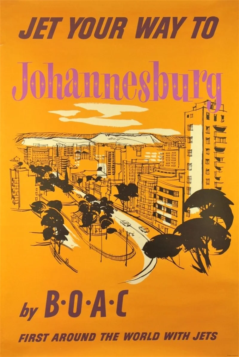 С принтом &quotпоп арт&quot Air France Северной Африке Винтаж для путешествий в стиле