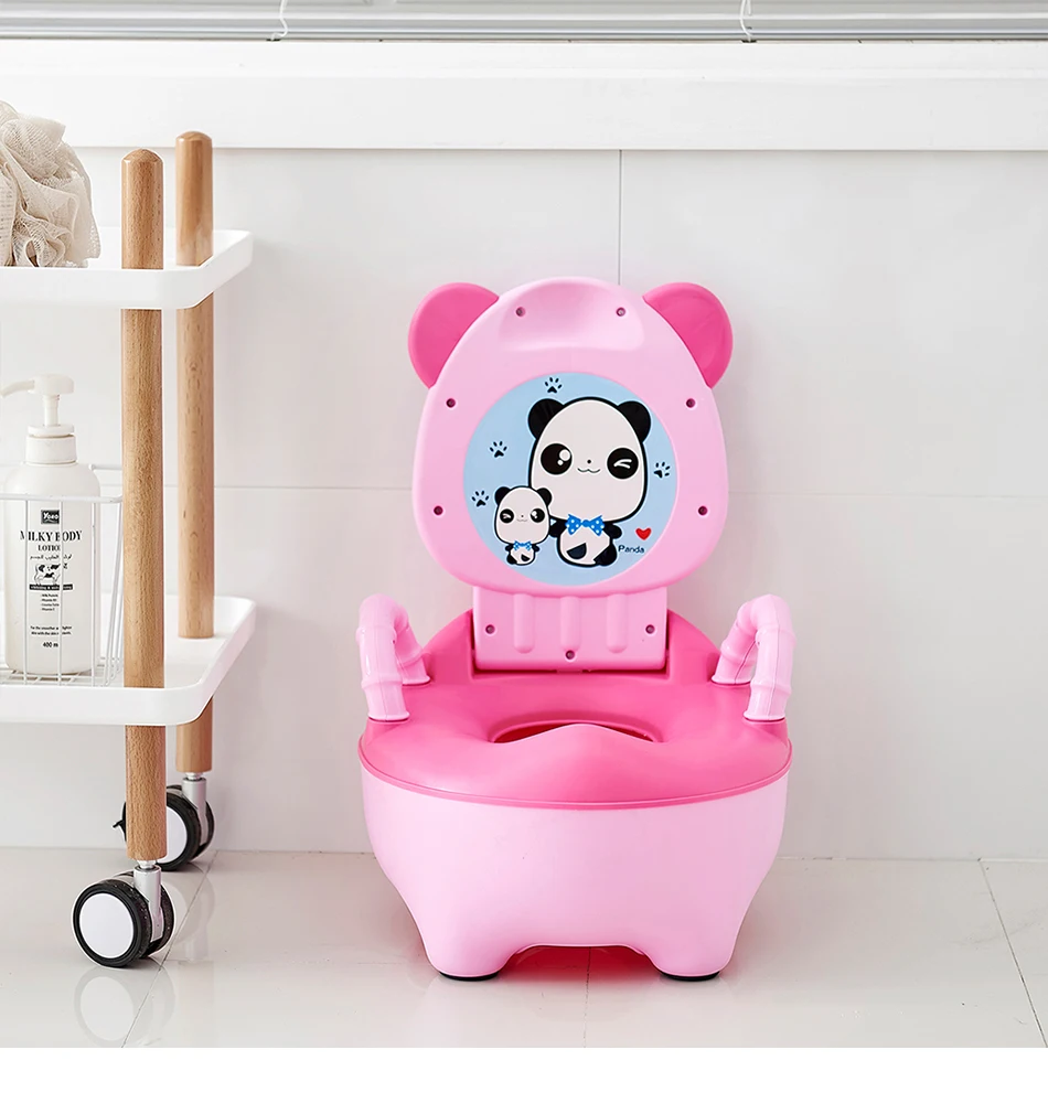 Baby Potty For Children Boys Toilet Seat Baby Potty Training Girls Portable Toilet Bedpan Comfortable Backrest Cartoon Pots