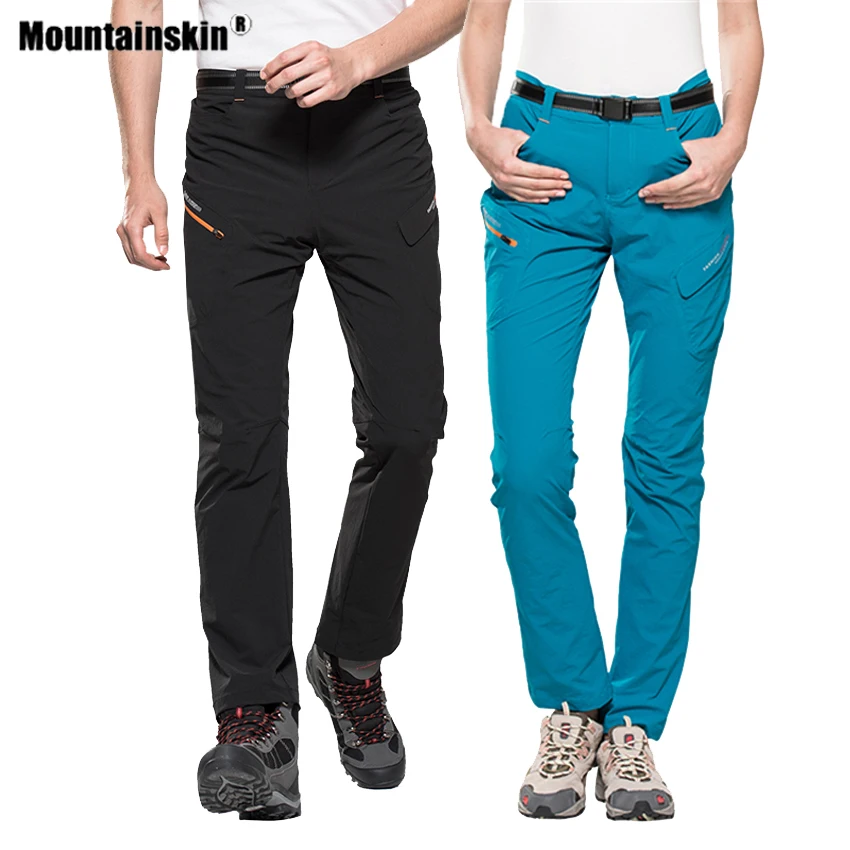 Брюки Mountainskin VA508 для мужчин и женщин быстросохнущие спортивные штаны активного