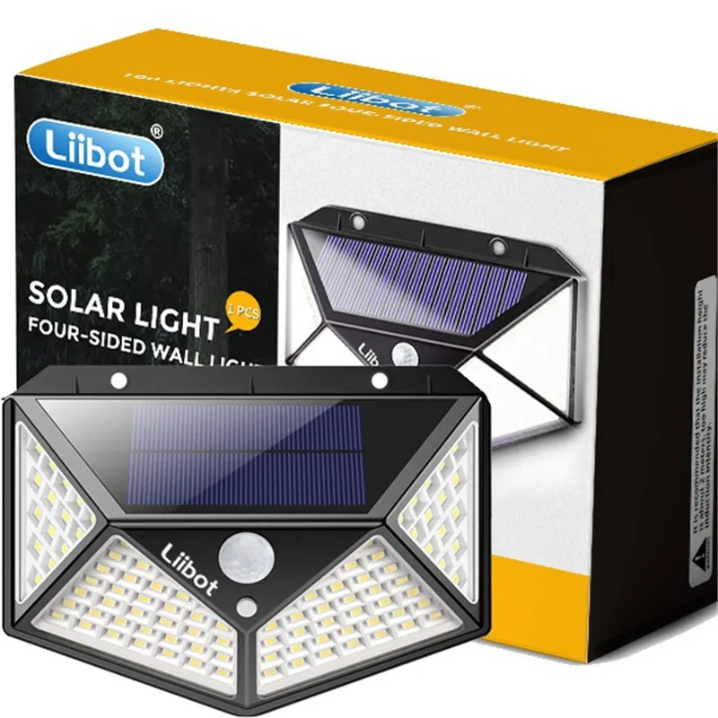 

Powerful LED Solar Light Outdoor For Garden Decoration Garden LED Solar Lamp Powered Waterproof PIR Motion Sensor Street Light