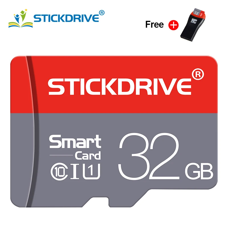 32GB and Card Reader Высококачественная карта памяти Micro SD, 4G, 8G, Microsd карты, 16 ГБ, 32 ГБ, 128 ГБ, 64 ГБ, класс 10, Micro SD, TF карта, флешка - Емкость: 32GB and Card Reader