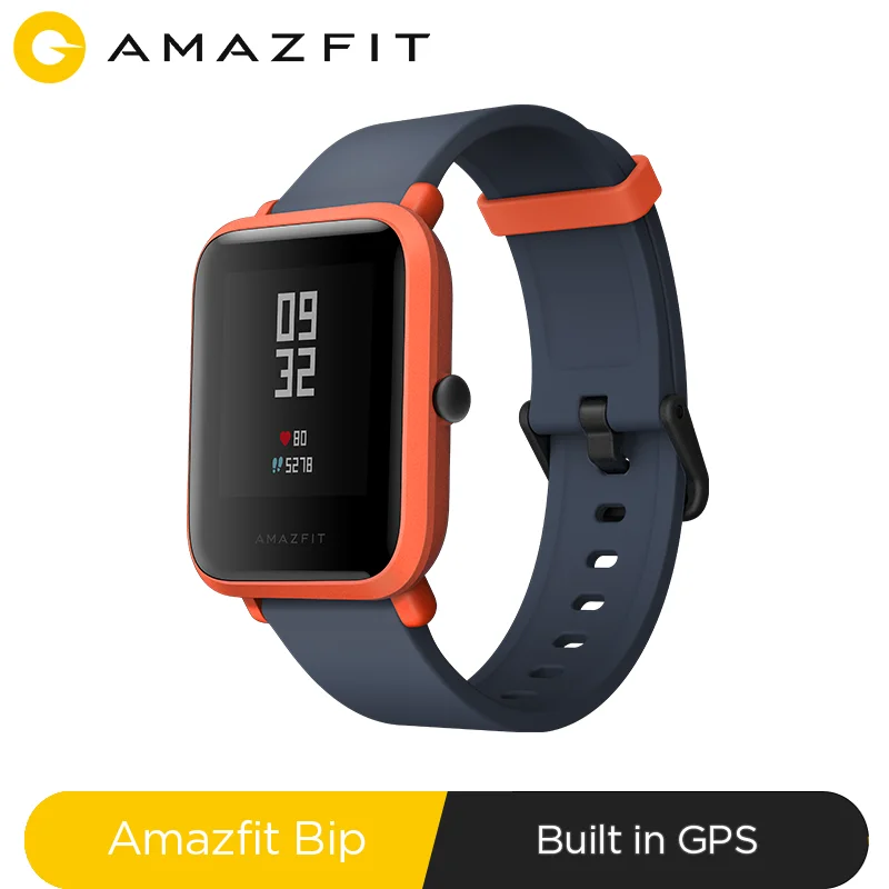 [Плаза] глобальная версия Amazfit Bip smart watch battery 45-day life 3atm resistant activity | Электроника