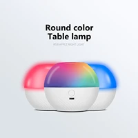 led remote control touch small night light magic color 16 color night light bedroom creative gift giving atmosphere lighting