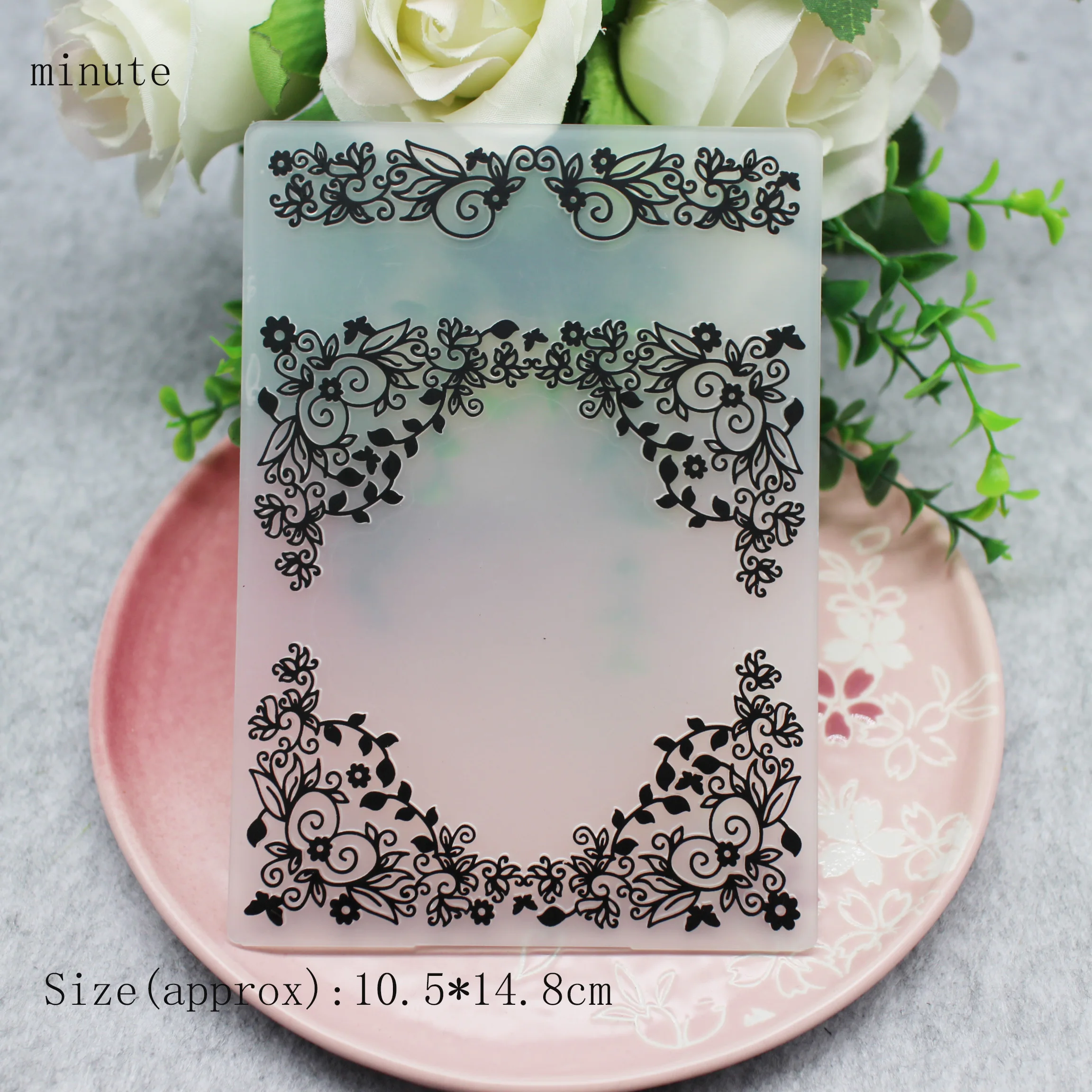 

Line / bone / lace / tree leaf plastic embossed folder for DIY scrapbook paper crafts / card making decoration