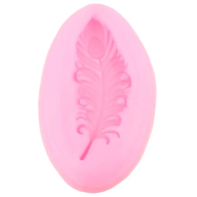 Перо птицы Силиконовые формы DIY Инструменты для выпечки инструменты украшения