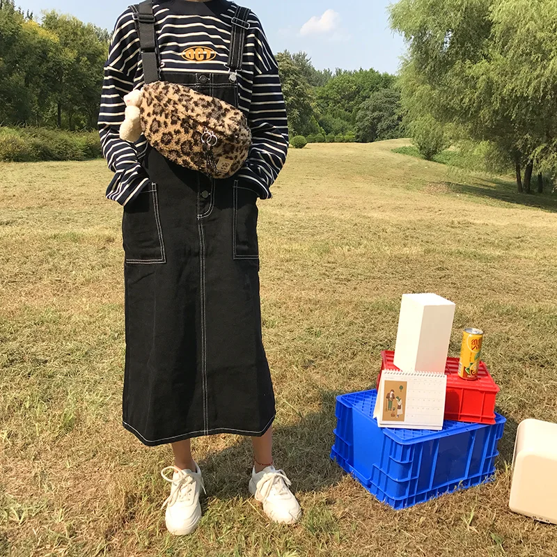 

Chest Leopard Furry Bolsos Para Mujer Bags For Women 2020 Torebki Damskie New Autumn And Winter Fashion Zipper Purse