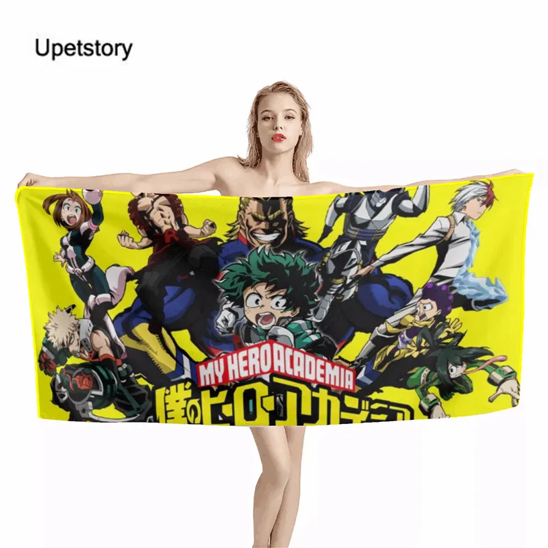 Горячая Распродажа аниме пляжное полотенце с рисунком My Hero Академия детское