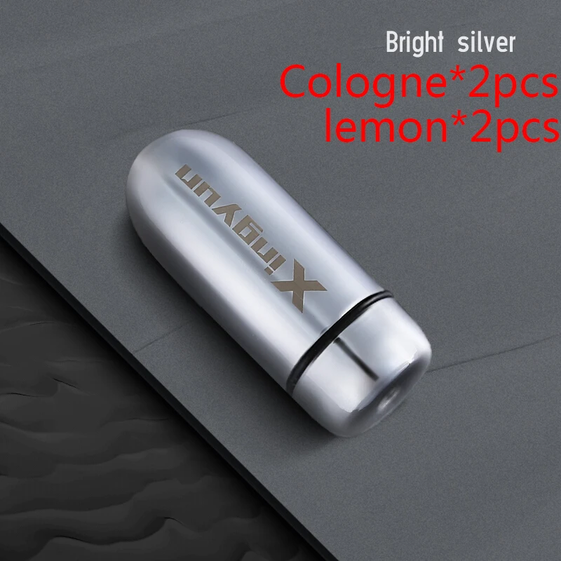sliver 2cologne Автомобильный ароматизатор на клипсе диффузор освежитель воздуха выход цинковый сплав лимонный Кельн запах палка фитиль авто Интерьер Ароматические духи - Название цвета: sliver 2cologne