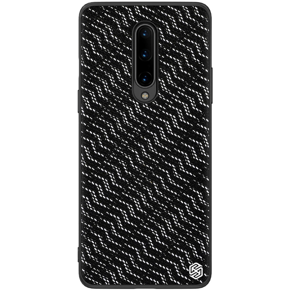 Для For OnePlus 8 чехол Twinkle s Nillkin Жесткий ПК + Мягкий ТПУ Градиент полиэстер