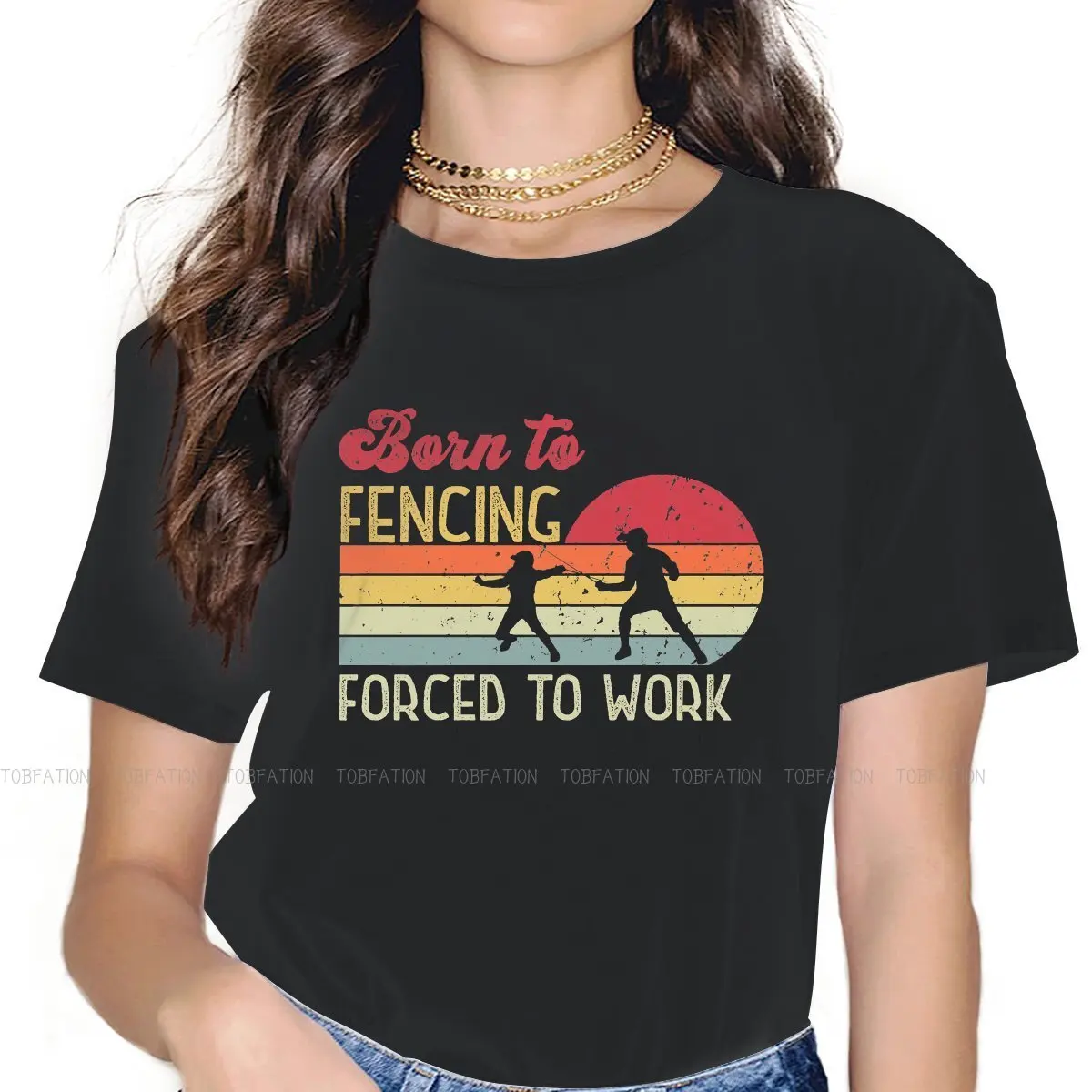 

Футболки с изображением ограждения 5XL, футболки с изображением рожденного силы работать в ретро-стиле, Мужская футболка, новая трендовая од...