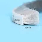 Самоклеящаяся Пылезащитная алюминиевая оконная фотощетка 9 мм x 15 мм, уплотнительная полоса, уплотнительная полоса, не требует прочности