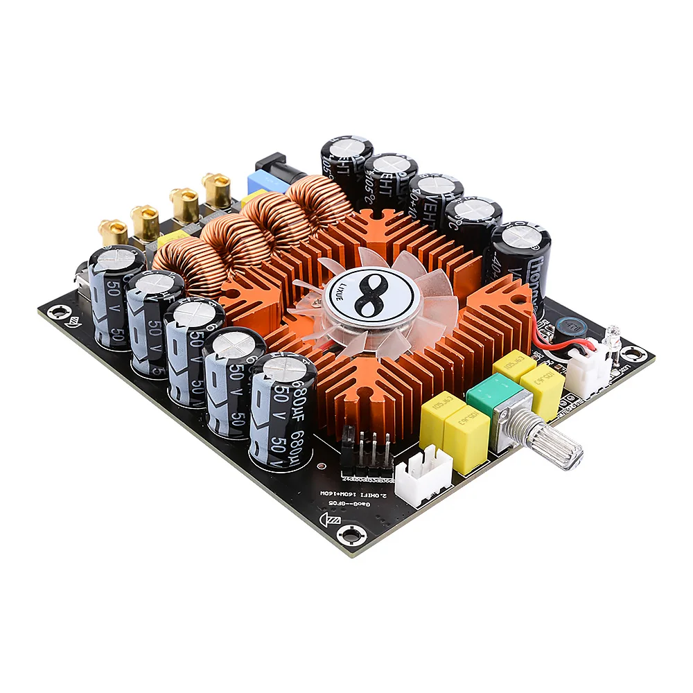 AIYIMA TDA7498E 160 Вт * 2 Плата усилителя высокой мощности 0 канальный HIFI стерео усилитель