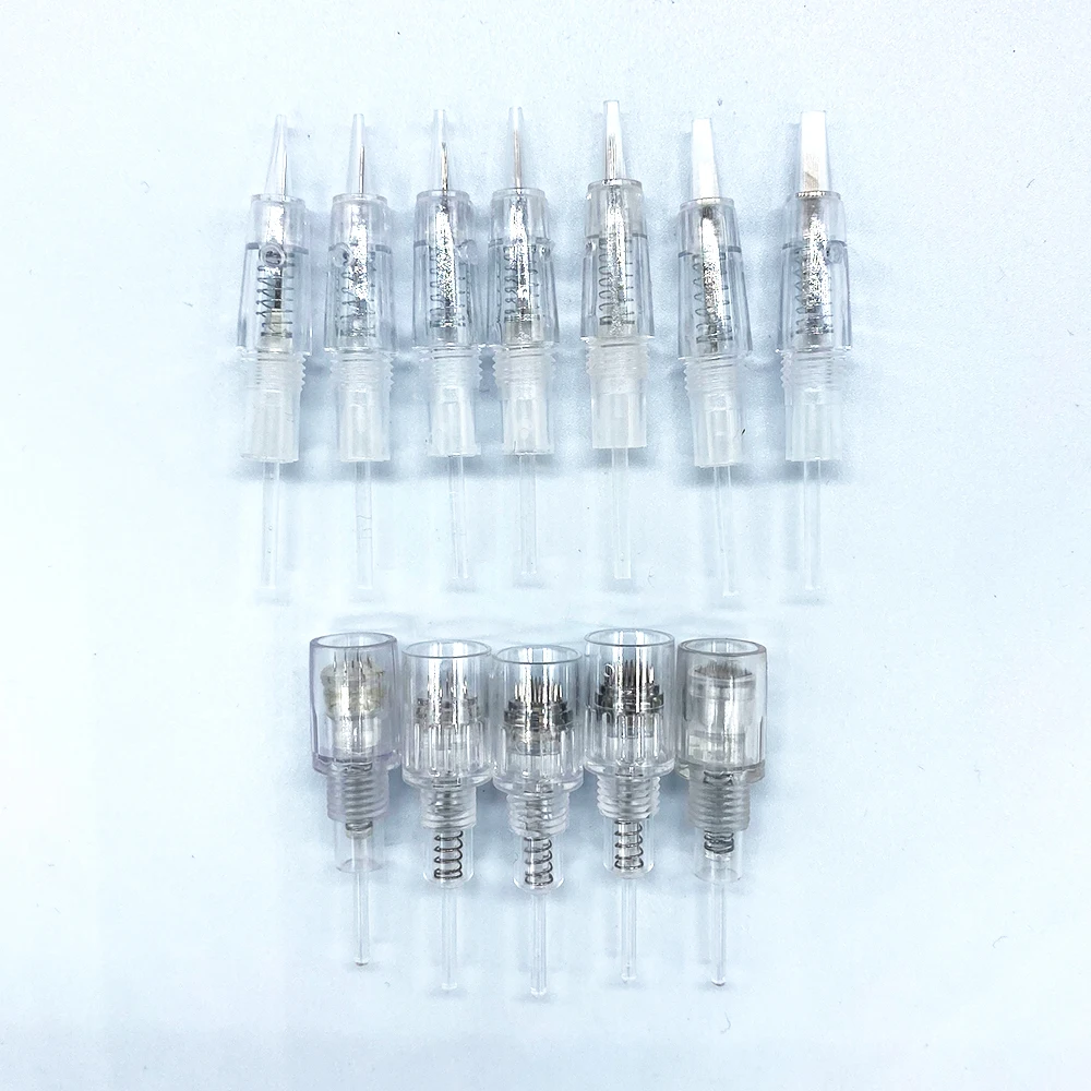 

Bayonet Cartridge Needle 1R 2R 3R 3F 5R 5F 7R 7F for Micropigmentation Device Permanent Makeup eyebrow lip tattoo pen 50pcs