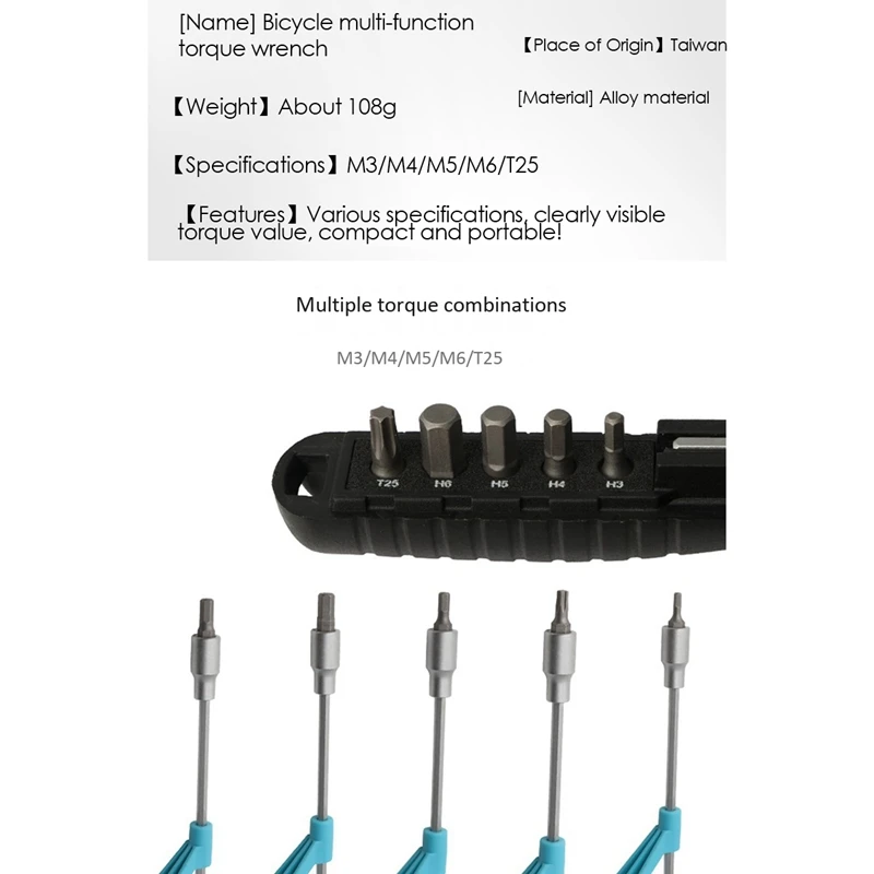 

Mountain Cycling Portable Disc Stem Installation Wrench Bicycle Multi Bike Repairing Tools