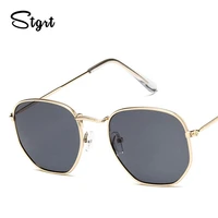 sunglasses women classic small square frame alloy glasses 2020 new style retro sunglasses