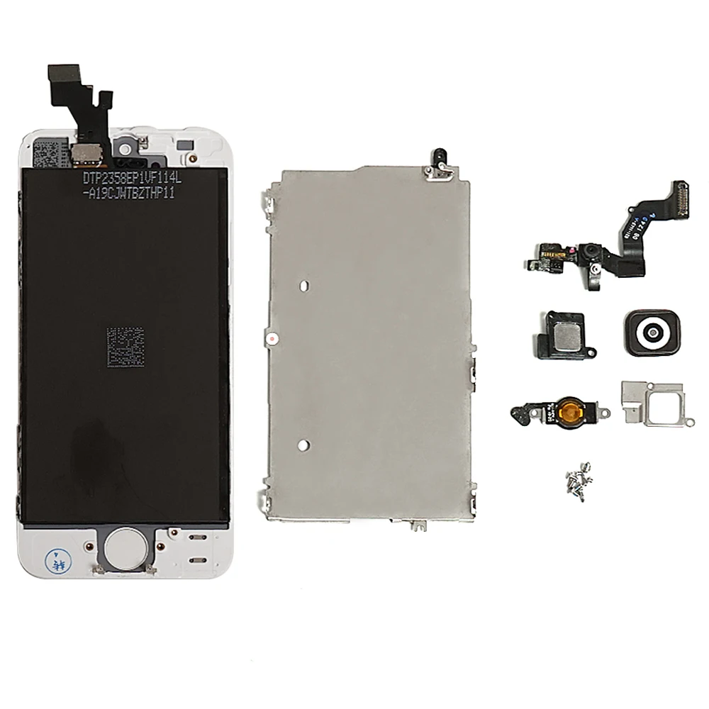ЖК экран AAA для iPhone 5 5s 5c сенсорный с дигитайзером в сборе + Кнопка возврата