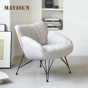 Leisure Postmodern Designer Art Simple Sofa Chair For Lazy People Living Room Relaxing Recliner Design Home Furniture Minimalist