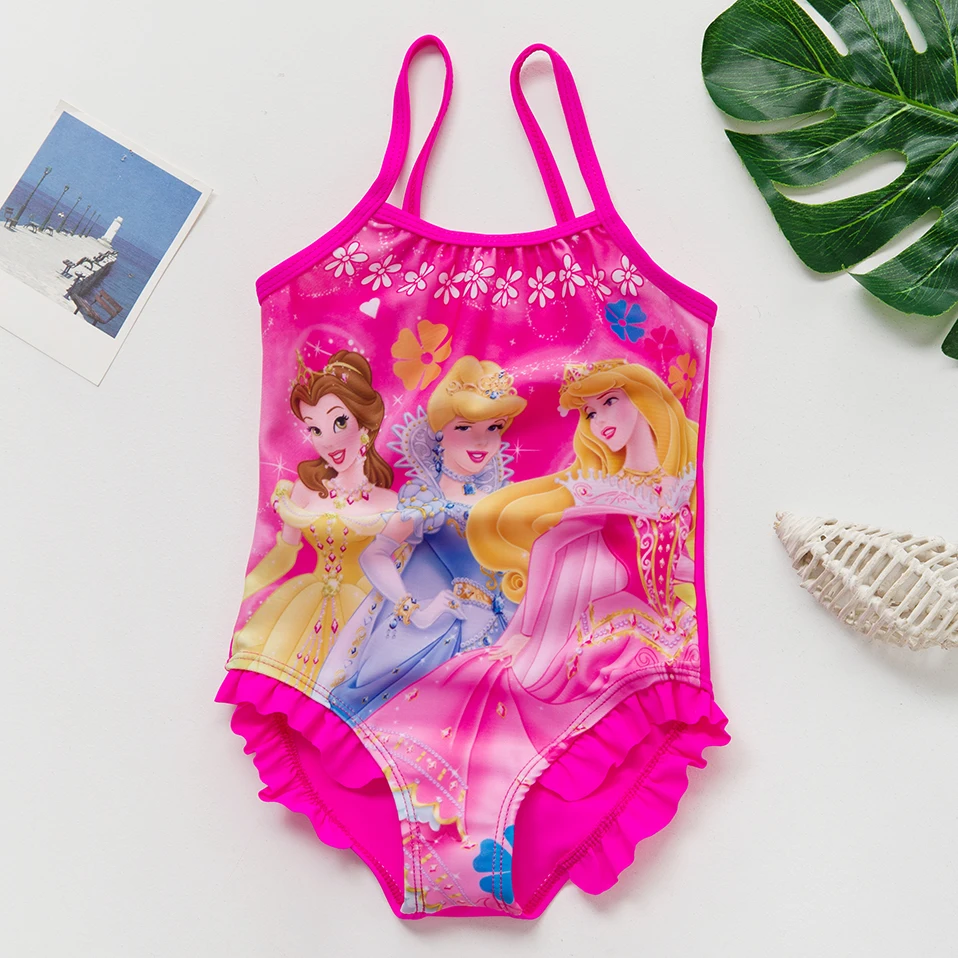 ST9027 pink Детский купальный костюм; купальный костюм для От 2 до 12 лет девочек; цельный купальный костюм для детей; пляжная одежда; купальный suit-H023 - Цвет: ST9027 pink