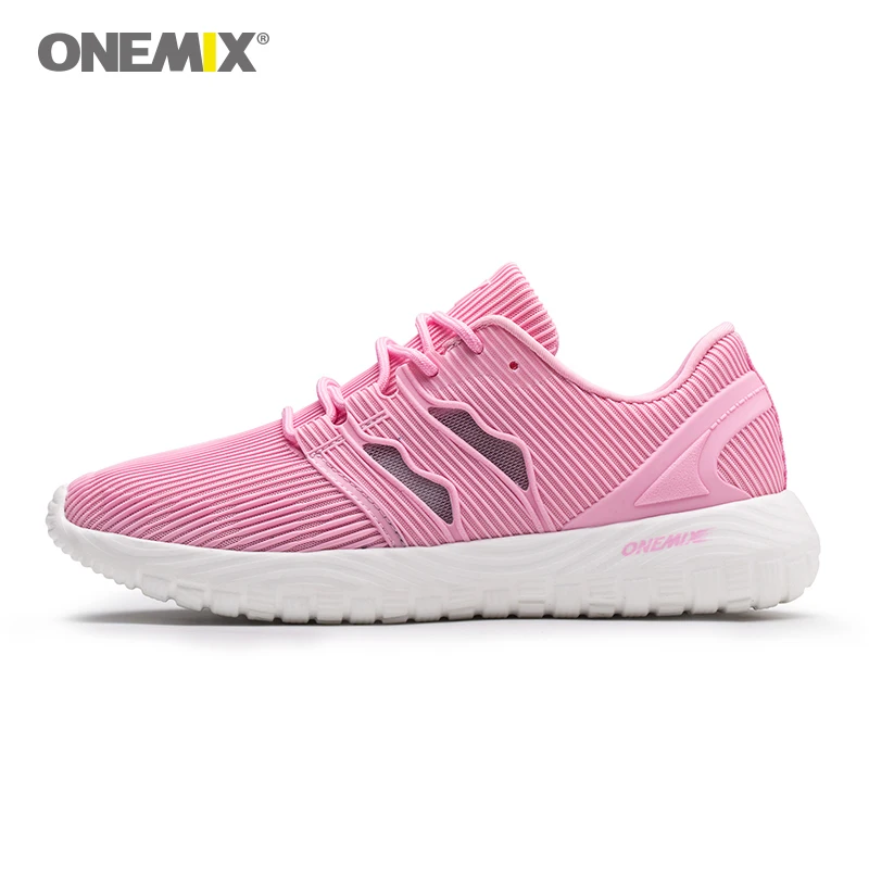 ONEMIX обувь для бега для женщин; летний светильник; кроссовки для девочек; дышащая сетчатая вамп; Уличная обувь для бега, ходьбы, трекинга