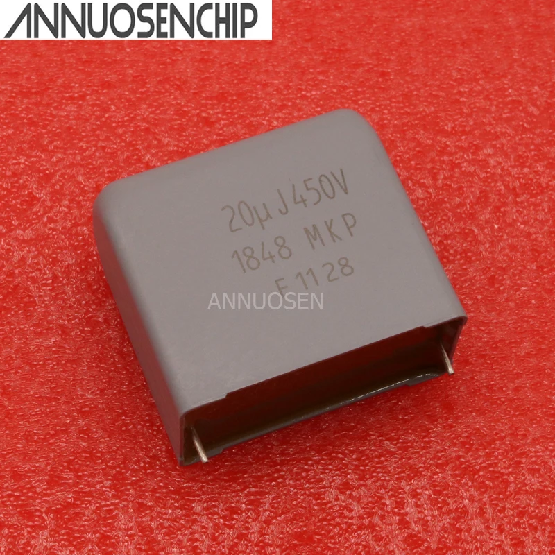 10 шт. 20 мкФ DC 450V 450VDC 2Pin MKP1848 MKP1848620454P2 20u J450V безэлектродный конденсатор лучшее