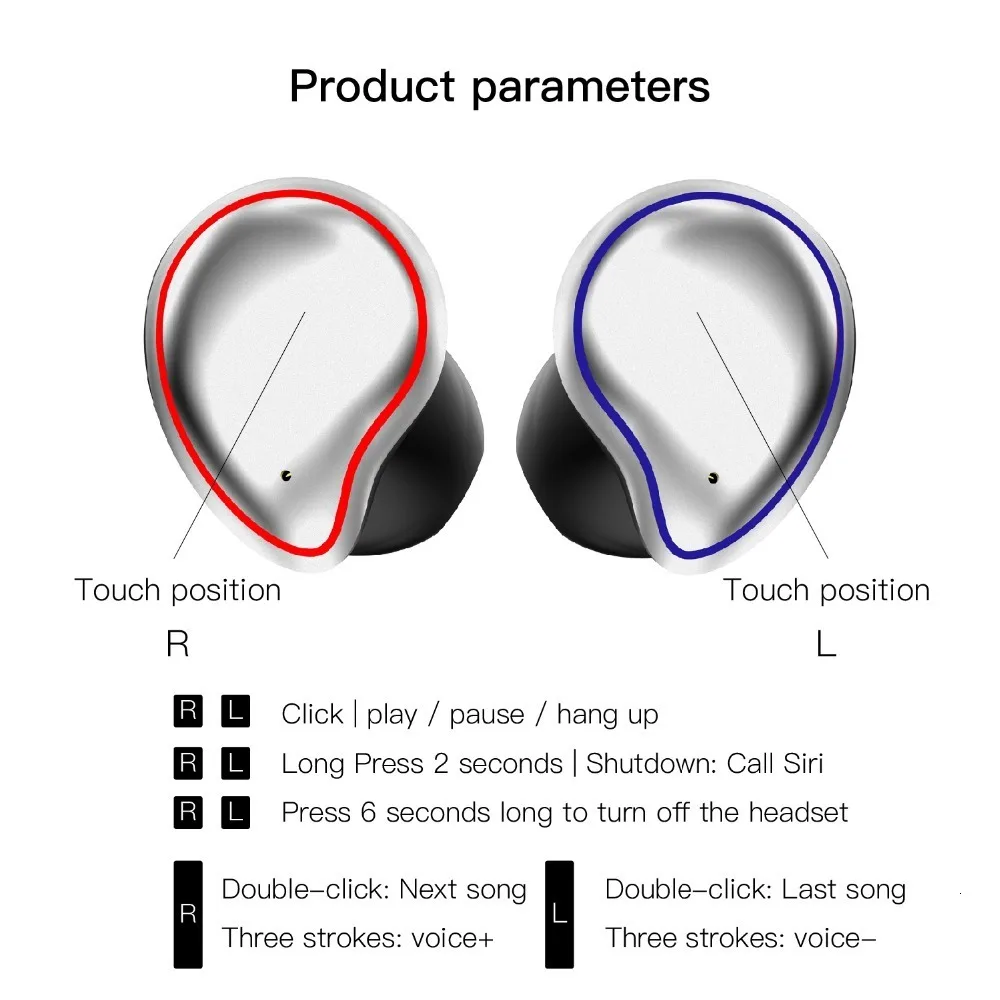 AK Yinyoo A12 SE-9 6D Bluetooth 5,0 TWS Беспроводные водонепроницаемые наушники Bluetooth с шумоподавлением наушники вкладыши