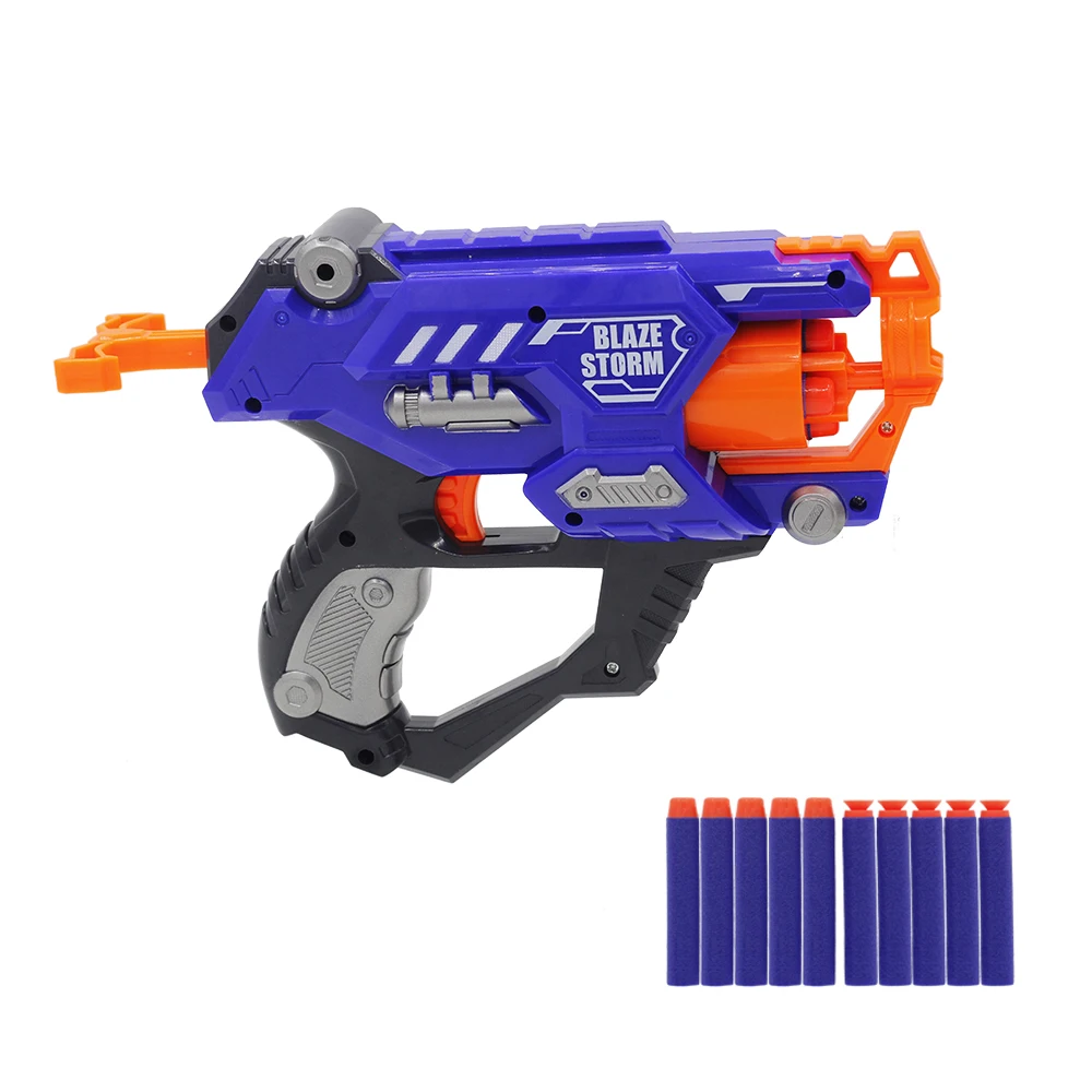 Новое поступление ручной мягкий пистолет-пуля комплект для Nerf пули револьвер 4-Shot