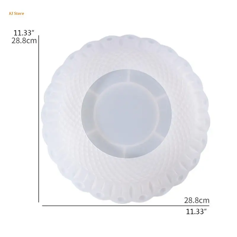 

Fruit Storage Tray Epoxy Resin Mold Dish Bowl Plate Silicone Mould DIY Crafts Jewelry Holder Box Home Decorations Casting Tool