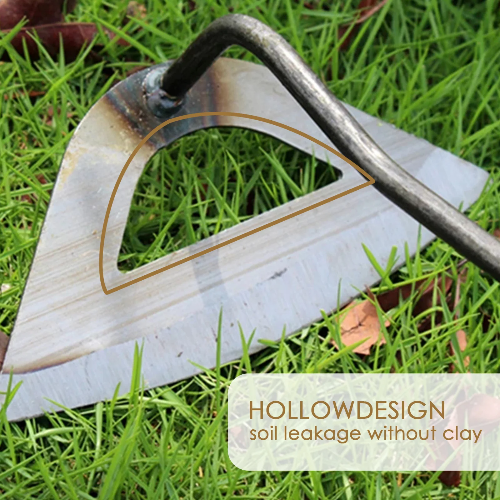 

Hoe Gardening Tools Hand Shovel Weed Puller Accessories Sharp Durable Gardening Gifts Hoe Garden Tool